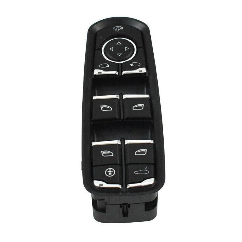 ya 6 8.24 baidi Front Window Control Switch Button Fits 11-19 for Porsche Cayenne 11-16 for Panamera 