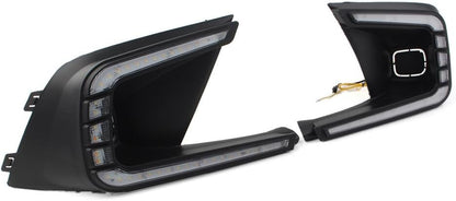ya 9 10.24 DRL LED Daytime Running Light Bumper Fog Lamp Fits for Honda for Civic 11th Generation