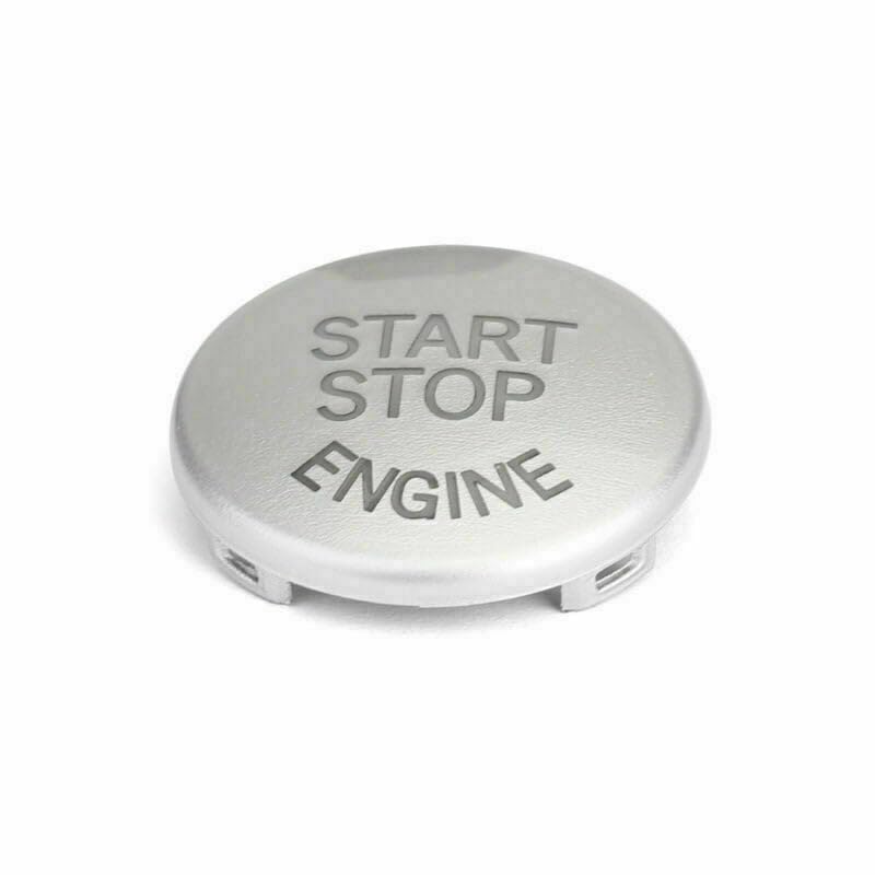 ya 23 10.7 zhengce Start Stop Engine Button Switch Cover for E90 E60 E84 E83 E70 E71 Silver U