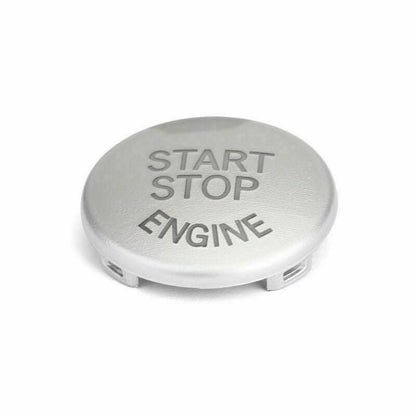 ya 23 10.7 zhengce Start Stop Engine Button Switch Cover for E90 E60 E84 E83 E70 E71 Silver U