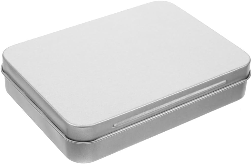 ya 14 9.20 baidi 2 PCS Stora Tin Box Travel Tinplate Container Empty Containers-1