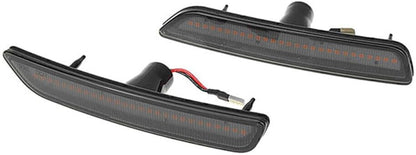 ya 4 8.10 2x LED Front Side Marker Lights Indicator Lamp for 2010-2014 11 12 for Ford for Mustang