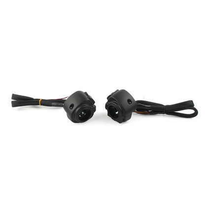 ya 6 8.24 baidi Black Motorcycle Handlebar Control Switches+Wiring Harness for Harley Dyna Vrod