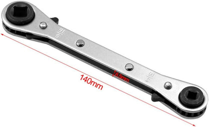 ya 14 9.20 baidi Ratchet Wrench Refrigerant Changer Hand Tools, Namely, Wrenches Double Head-1