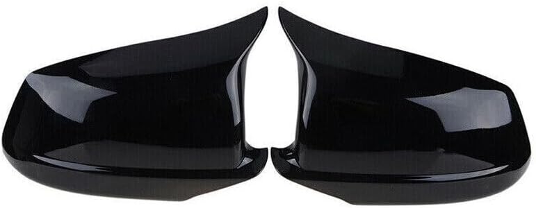 ya 9 10.24 Door side gloss black rearview mirror protector fits 2010-2013 for 5' F10