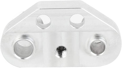ya 12 10.8 baidi AC Compressor Adapter Fitting for Sanden SD7B10 7176 Aluminum Alloy Silver Tone