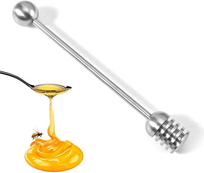ya 14 9.20 baidi New Style 304 Stainless Steel Honey Stirrer Durable Honey Stick Kitchen Gadgets-1