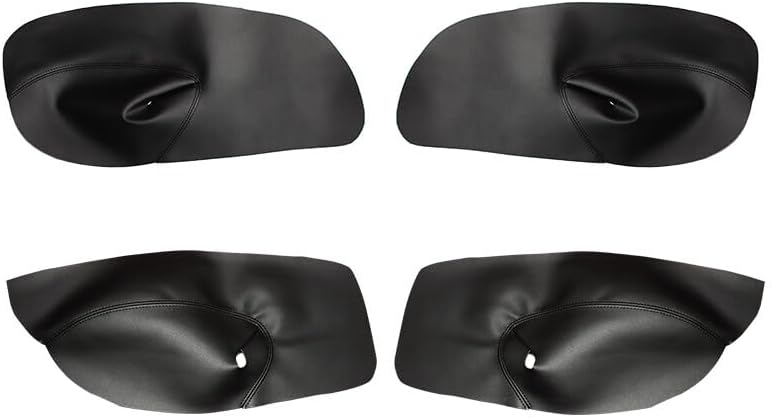 ya 2 8.15 4X Door Panel Armrest Leather Protector for VW for Golf MK4 for Jetta 98-06 for Man ual Windows
