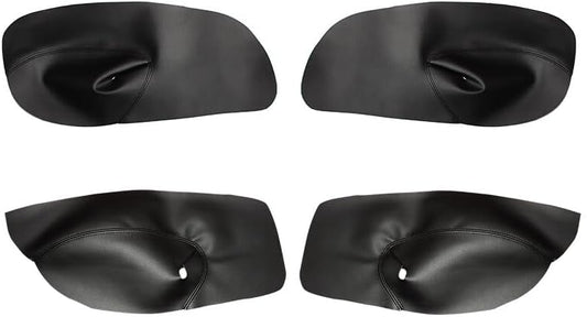 ya 2 8.15 4X Door Panel Armrest Leather Protector for VW for Golf MK4 for Jetta 98-06 for Man ual Windows
