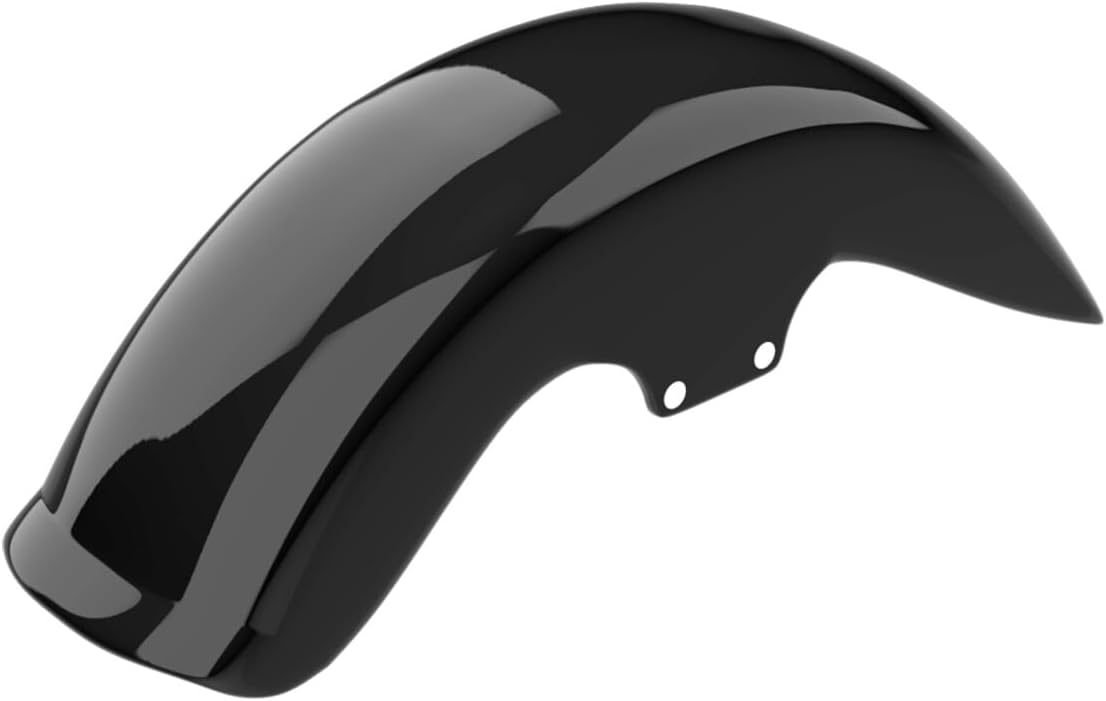 ya 4 8.10 Vivid Gloss Black Front Fender Mudguard Fit for Harley Softail Fatboy 2006-2017