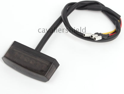 ya 23 10.7 baidi Smoke 6 LED Taillight Rear Stop Running Lamp Indicators Blinker Universal