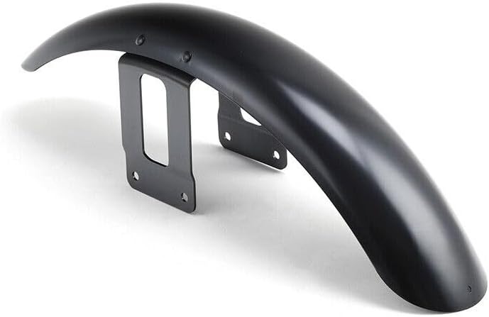 ya 4 8.10 Mudguard Protective Cover for Front Mudguard Suitable for Harley Sportster XL883 XL1200 Glossy Black