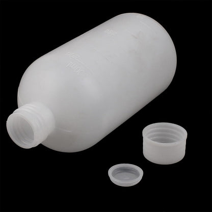 ya 26 10.21 baidi 2Pcs 500ml Laboratory Chemical Stora Case Clear Plastic Narrowmouth Bottle