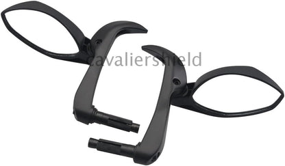 ya 13 9.15 baidi Pair Black Motorcycle 7/8 22mm Handguard Protect Handle Bar End Rearview Mirror