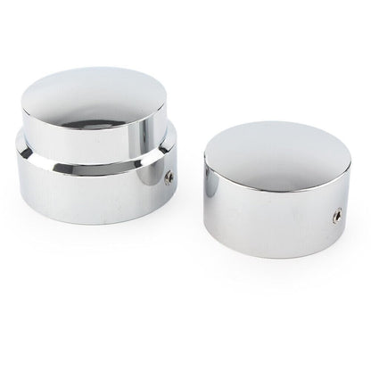 ya 6 8.14 for Harley 2015-Later XG 2008-Later XL Dyna 2X Chrome Rear Axle Nut Cover Sets