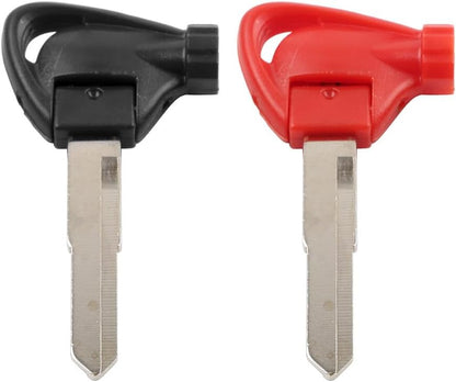 ya 4 8.24 baidi 2PCS Left Ignition Key Blank Shell Case Uncut Blade for Yamaha Motorbike Scooter