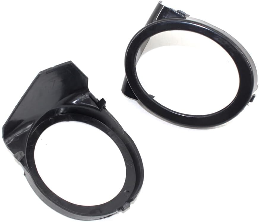 ya 7 8.24 baidi Front Bumper Fog Light Round Trim Cover for BMW 3-Series E46 2001-2006