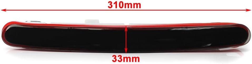 ya 10 9.16 zhengce High Mounted 3rd Third Black Shell Brake Light For 1998-2010 for Volkswagen