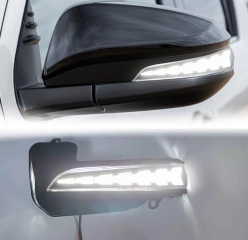 ya 11 9.14 baidiSide Rear View Mirror Light for Toyota HILUX 2015-2022 LED Lamp Turn Signal Pair