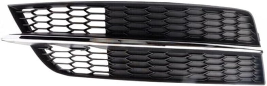 ya 4 8.8 Front bumper fog lamp protective cover grille frame left side suitable for Audi A7 S series 2016-2018