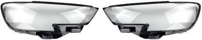 ya 10 9.16 zhengce Pair Auto Shell Clear Lampshade Headlight Lens Cover Fit for Audi A3 2017-2