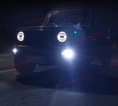ya 9 10.24 for Suzuki for Jimny 2019 2020 2021 LED Driving Lights/Yellow Front Fog Lights 2PCS