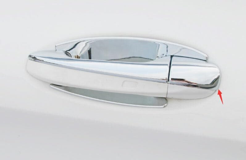 ya 2 8.15 Suitable for Mercedes-Benz C-Class W205 ABS Silver External Door Handle Cover Decoration 15-21