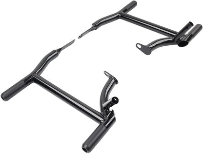 ya 4 8.8.2 Saddlebag Guard Rails Crash Bars Rear for Harley Road Street Glide FLHX 2014-24