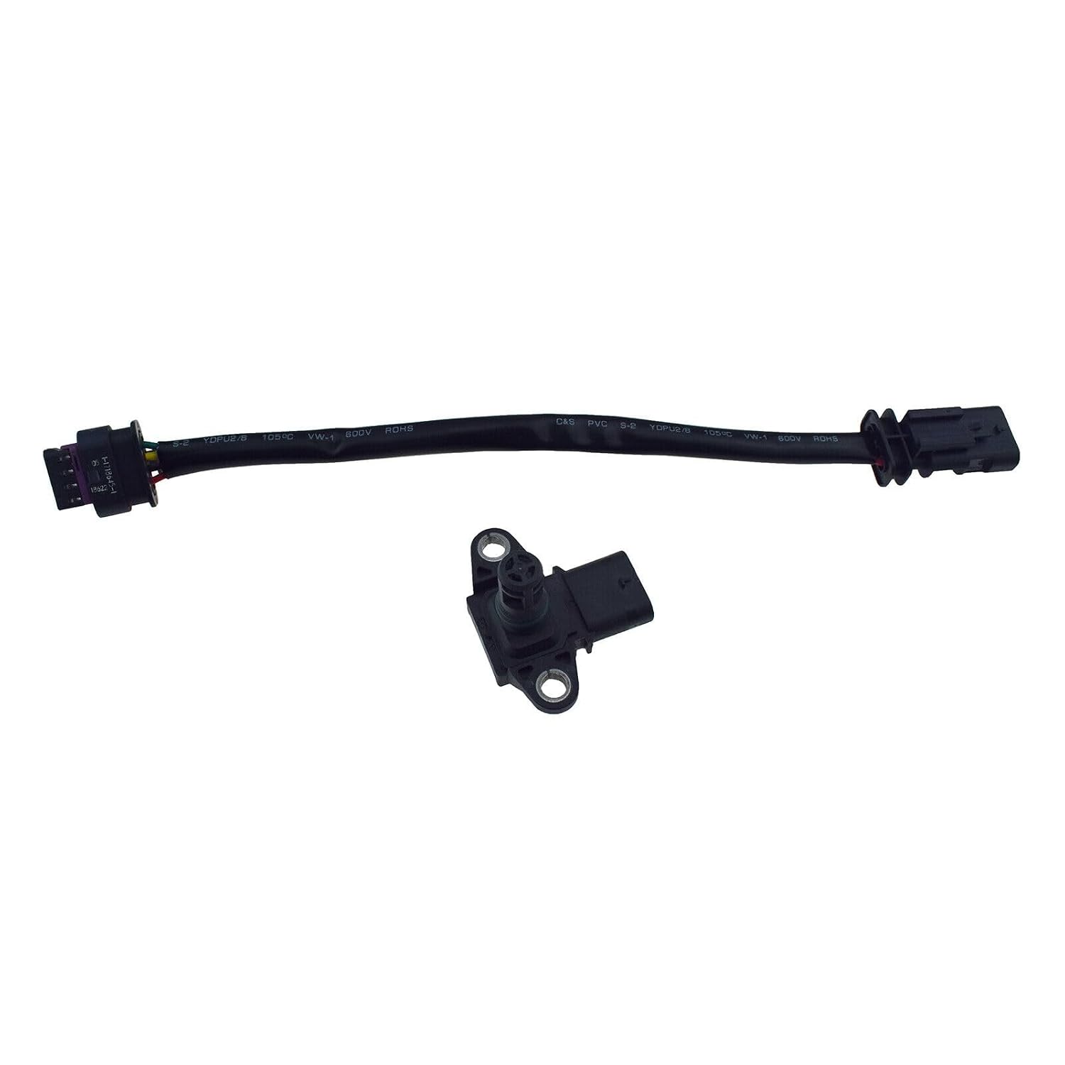 ya 5 8.24 baidi MAP Pressure Sensor with Wiring Harness for BMW 135i 335i 535i N54 N55 13627843531