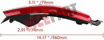 ya 4 8.10 Left tail light rear bumper fog light compatible with for VW Touareg 11-2014