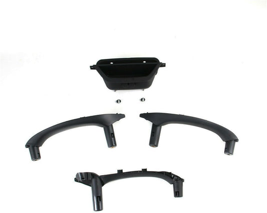 ya 5 8.10 LHD Black ABS Inner Interior Door Handle Cover Fit for BMW X3 X4#51419209215/16#