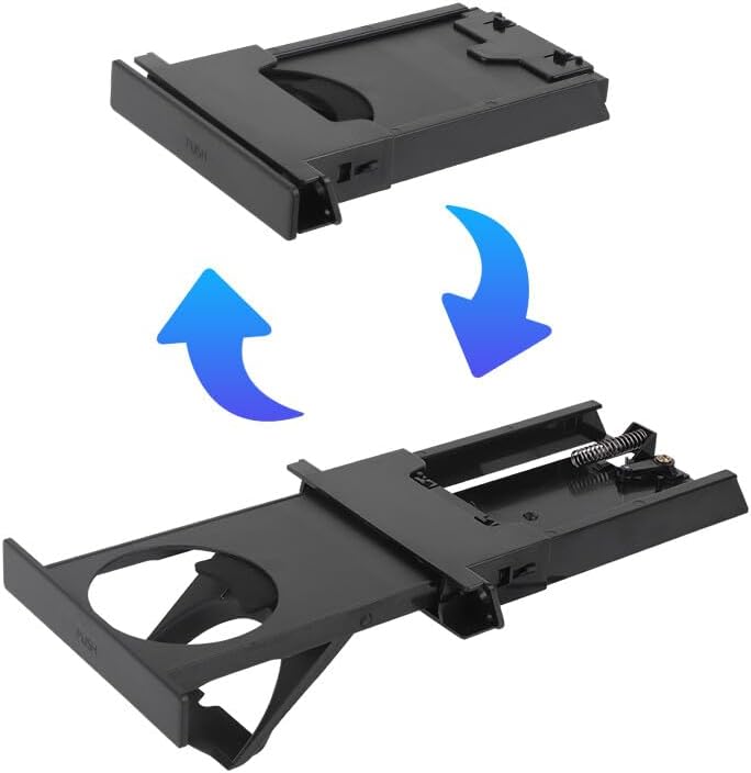 ya 6 8.24 baidi Dash Retractable Drink Cup Holder Black for Toyota Landcruiser 80 Series 1995-On