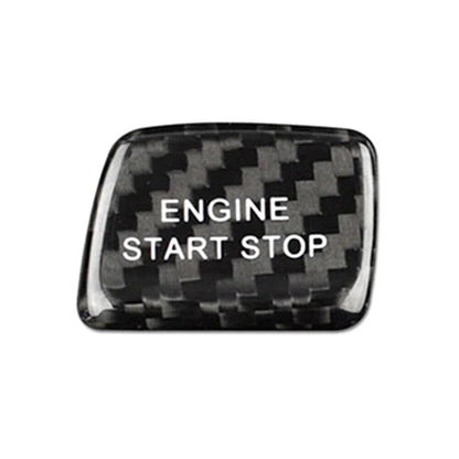 ya 3 8.24 baidi Internal Engine Start Stop Button Cover Sticker for Chevrolet Camaro Carbon Fiber