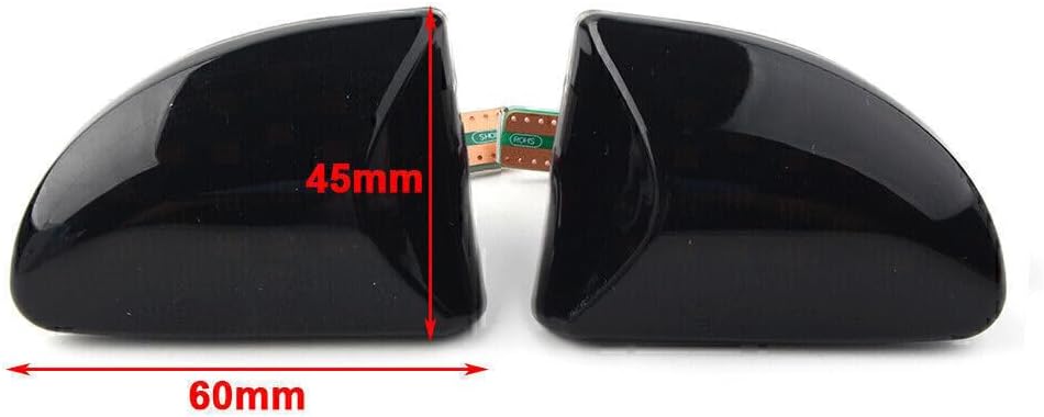 ya 4 8.10 for Smart Fortwo Coupe LED Sequential Dynamic Side Marker Turn Signal Light
