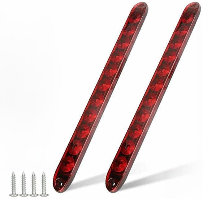 ya 7 8.24 baidi 2x 16 inch rear LED bumper reflector, brake tail lights, signal lights, trailer markings