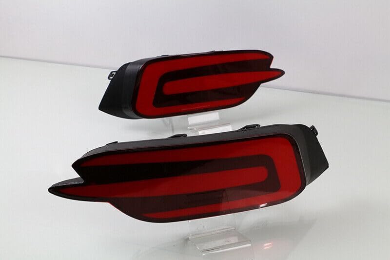 ya 10 9.16 zhengce 2PCS LED Bumper Driving Lamp Rear Fog Light for Honda for Civic Sedan 2016-