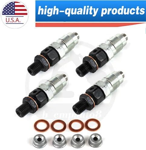 ya 10 9.16 baidi 4X Fuel Injectors 16454-53000 for Kubota V2203 V1903 V2003 D1703 16454-53905 USA