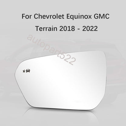 ya 2 8.24 baidi Left Mirror Glass W/Blind Spot for Chevrolet Equinox/for GMC Terrain 2018-2022