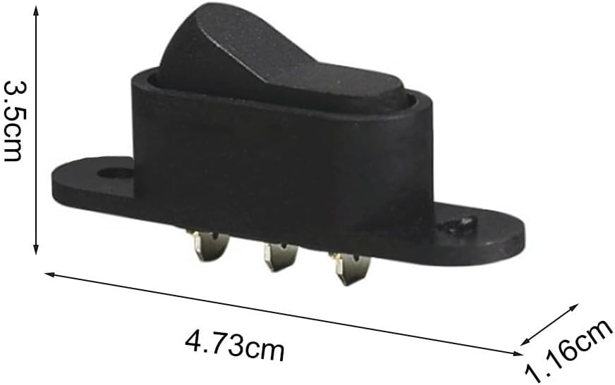 ya 26 10.21 baidi AC250V Rocker Toggle Switch with Construction for Various Applications
