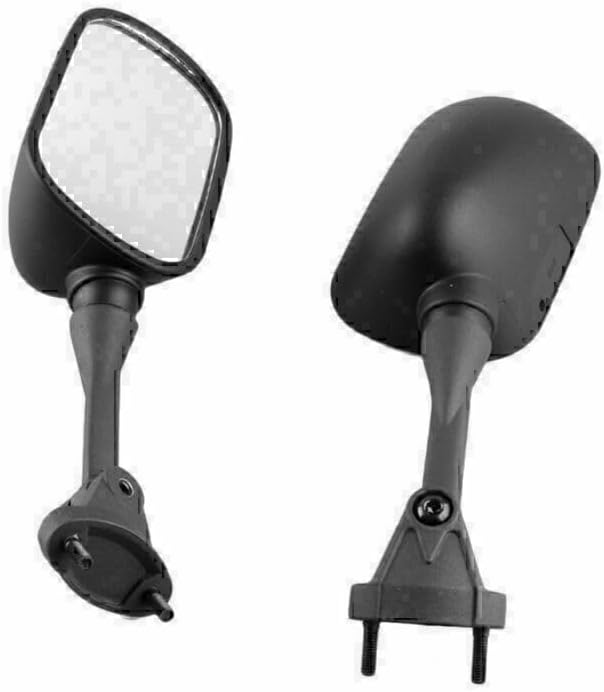 ya 2 8.15 Motorcycle Rear View Mirrors Black for Kawasaki ZX6R 2005-08 ZX10R 2004-08