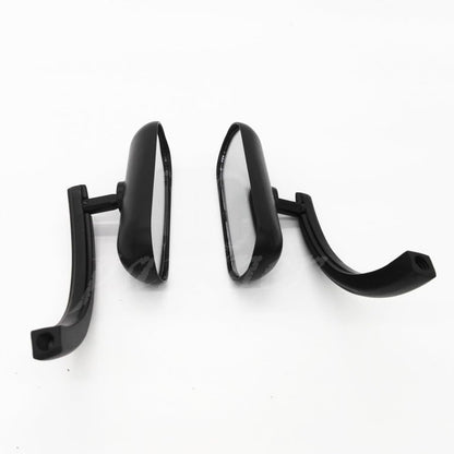 ya 2 8.15 Motorcycle Black for Mini Oval Mirrors for Harley Dyna Softail Sportster Touring