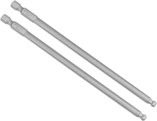 ya 26 10.21 baidi 2pcs Ball End Hex Bits 1/4 Inch Hex Shank 150mm Magnetic H5 Head Screwdriver Bit