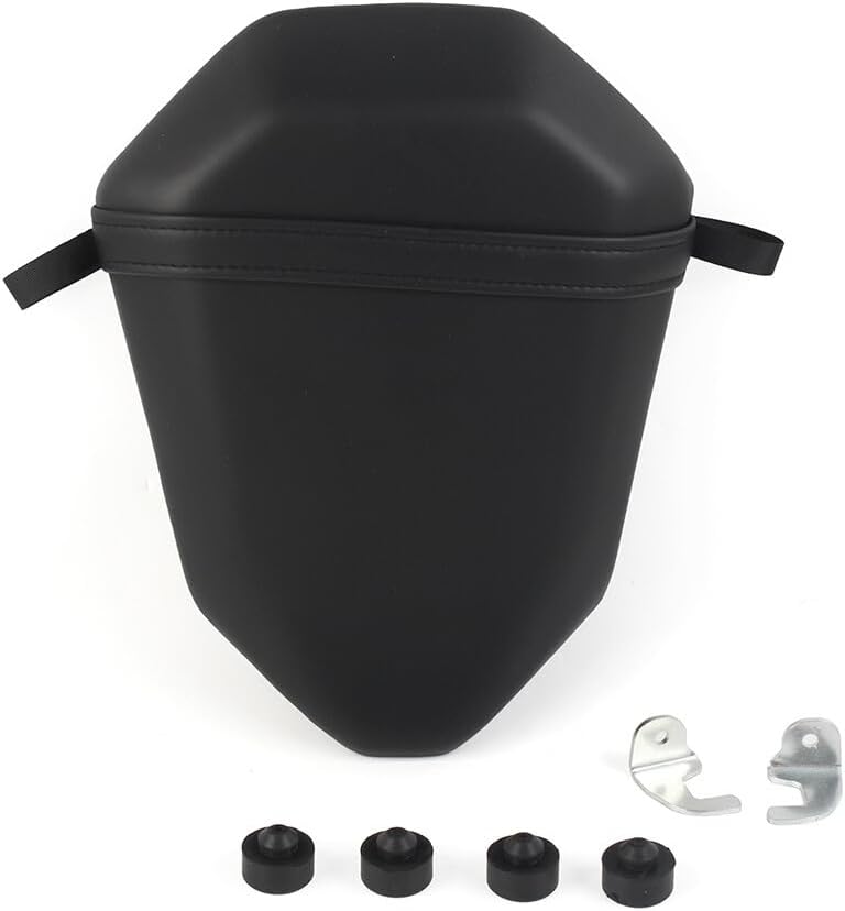 ya 4 8.8.2 Rear Passenger for SEAT Pillion Pad Fit for Yamaha FZ07 2014-2017 MT-07 2014-2017 Black