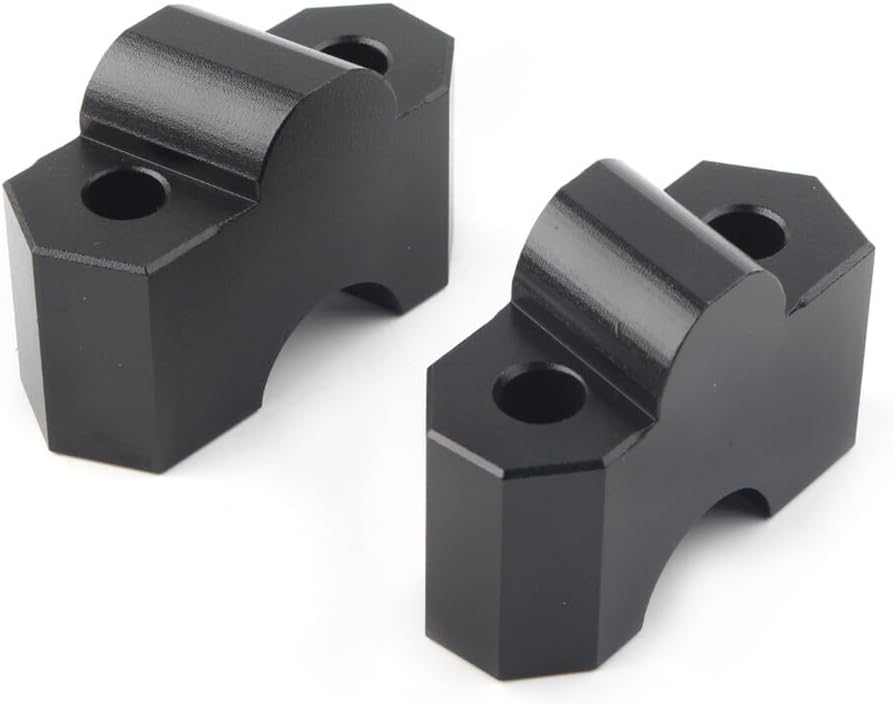 ya 11 9.14 baidiHandlebar Riser Clamp for Kawasaki Z750 2004-2011 Z1000 2003-2016 Pair Black USA