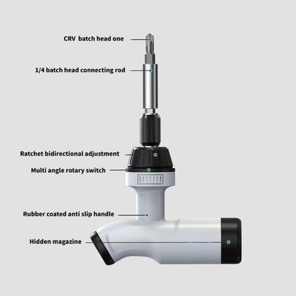 ya 26 10.21 baidi T Shaped Ratchet Screwdriver with Adjustable Tip Repair Hand Tool