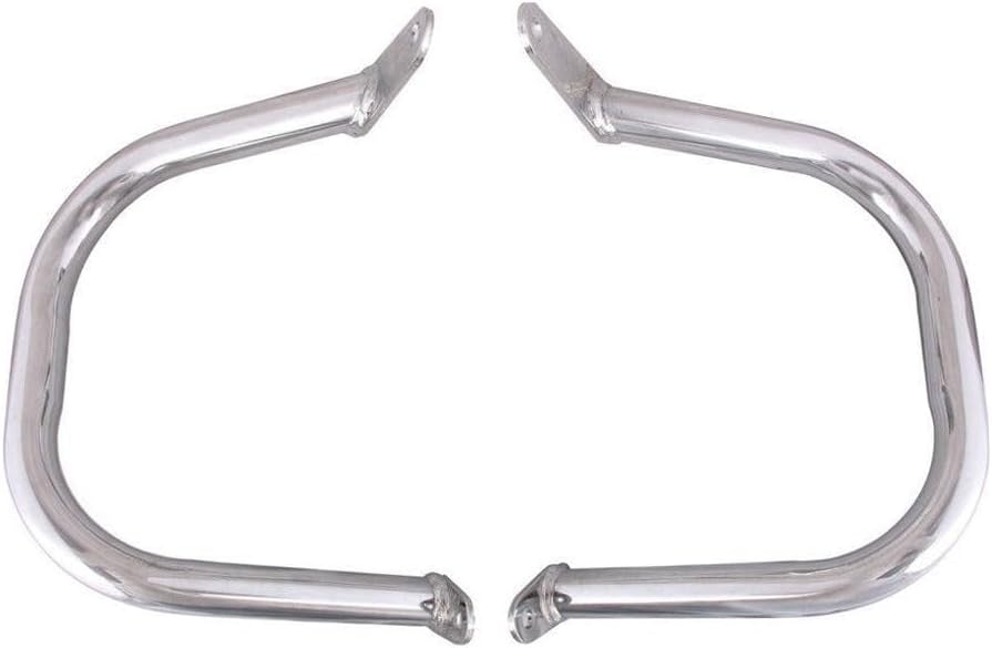ya 4 8.8.2 Pair Chrome Engine Guard Crash Bar for Yamaha XVS650 V-Star 400 650 1998-2016