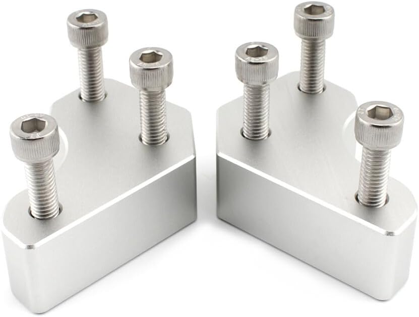 ya 6 8.14 Handlebar Risers Height Up Adapters for Kawasaki GTR1400 Concours 1400 08-22