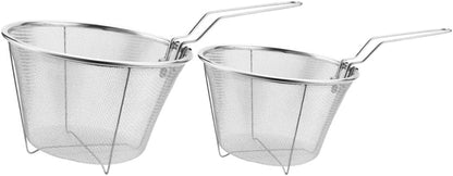 ya 14 9.20 baidi 2 Pcs Chip Pan Fryer Basket Frying Hookup Food Noodle Strainer Tool Useful-1