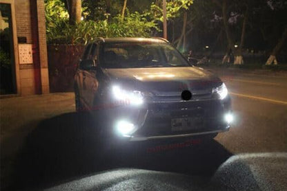 ya 9 10.24 2016-2020 for Mitsubishi for Outlander LED White Light Front Bumper Fog Light Kit -