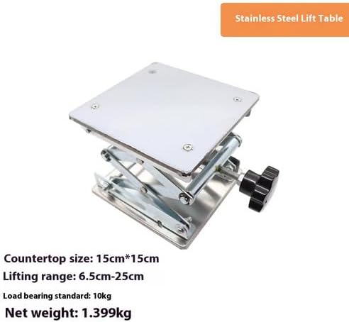 ya 28 10.13 baidi Stainless Steel Aluminum Oxide Lift Table Leveler Small Manual Platform Lifter-7-1